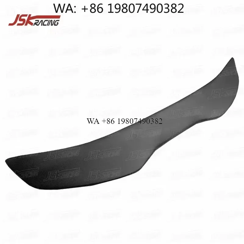 Wmwmnu for DMC Style Carbon Fiber Rear Spoiler for Roma 2020-2022 Matte Plain Weave Trunk Wing Auto Body Kit Accessories