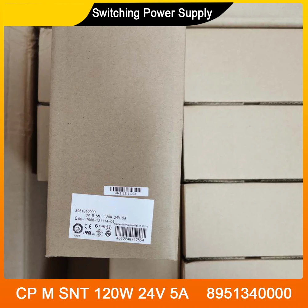 New CP M SNT 120W 24V 5A 8951340000 Switching Power Supply For Weidmuller High Quality Fast Ship