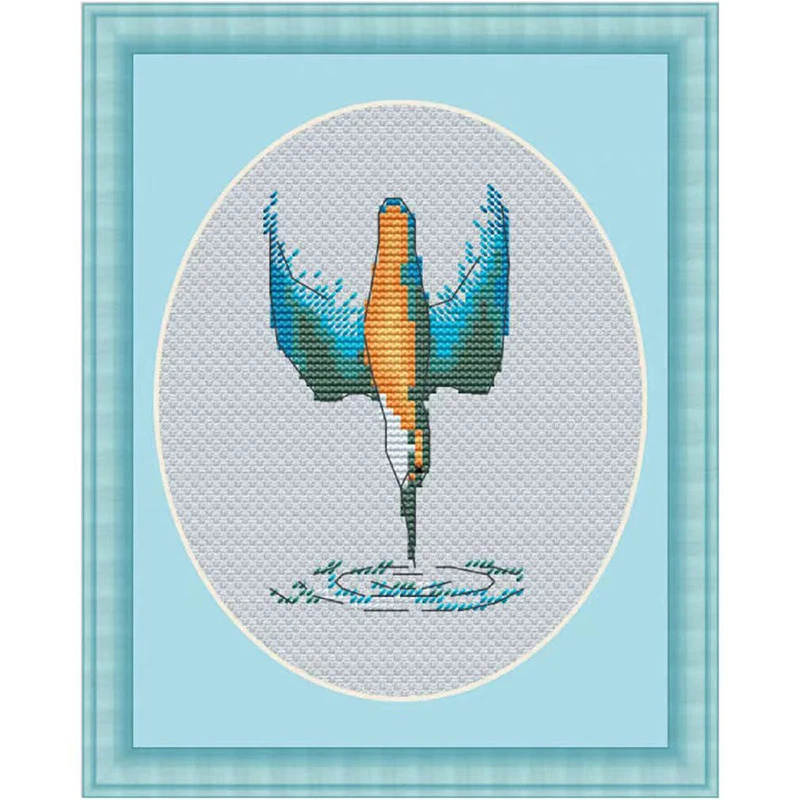 5118 Kreuzstich-Set, Sets für Stickerei, Kreuzstich, Kreuzstich, komplettes Kit, Stich-Kreuzstich-Set, Nadel, Kunst und Handwerk, DIY