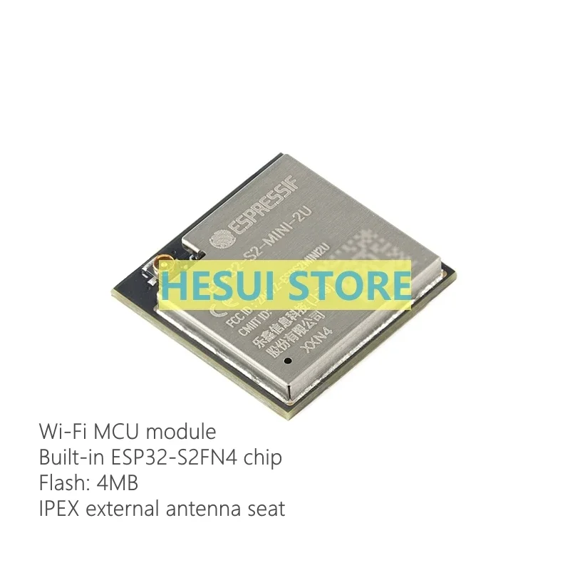 Original ESP32-S2-MINI-2U-N4 2.4GHz Wi-Fi module 4MB embedded flash