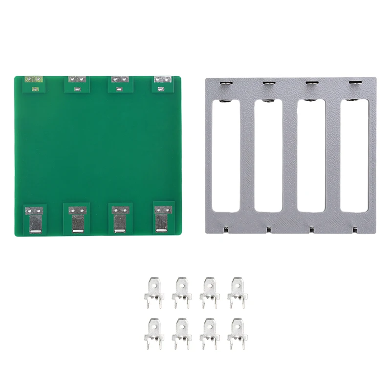 Kit de Base de batería DIY 21700 para 8 canales 18650 capacidad de batería módulo probador de resistencia interna cableado/enchufe Accesorios de reparación