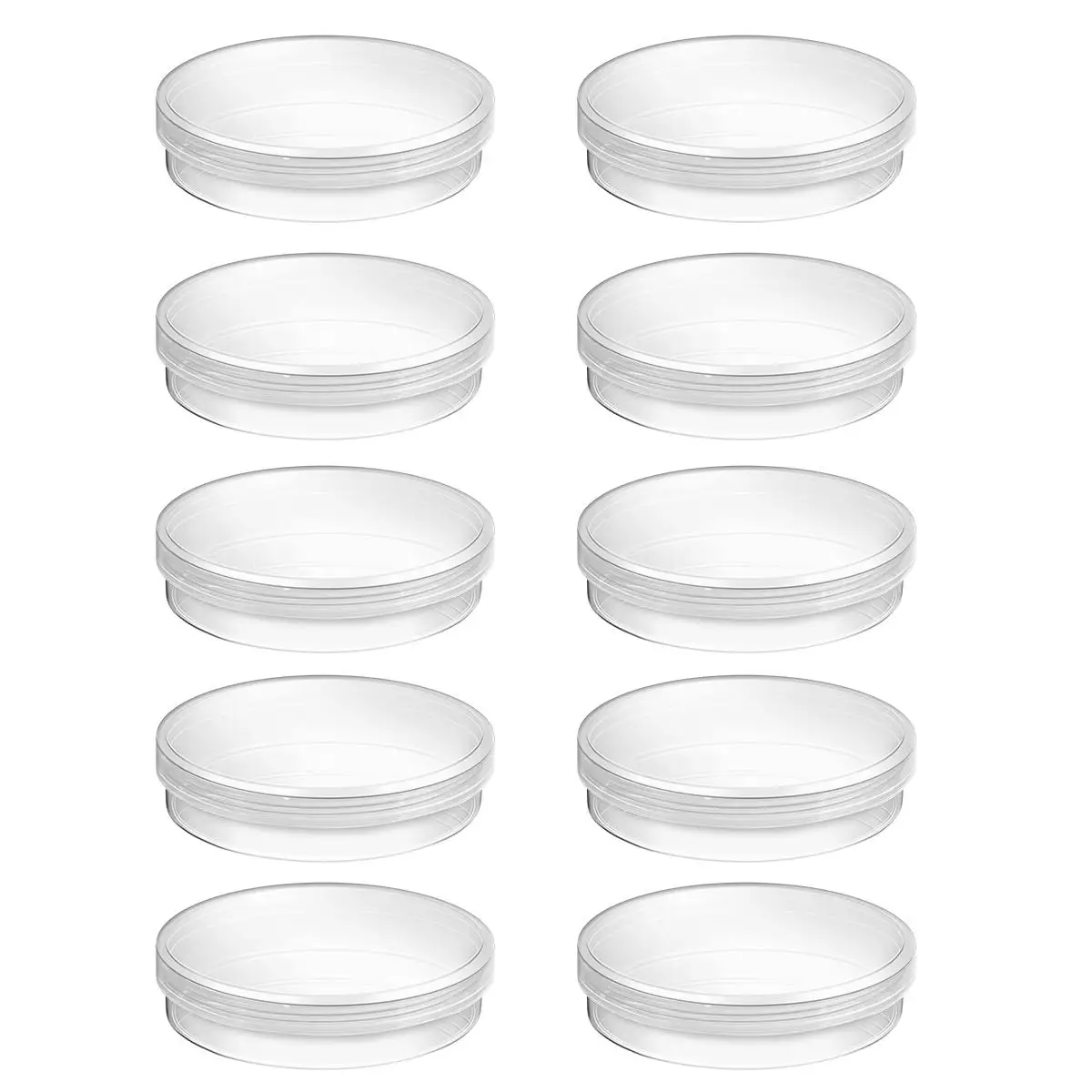 

Lab Petri Plate Plastic Dish Culture High Quality Agar Dishes for Mushrooms White