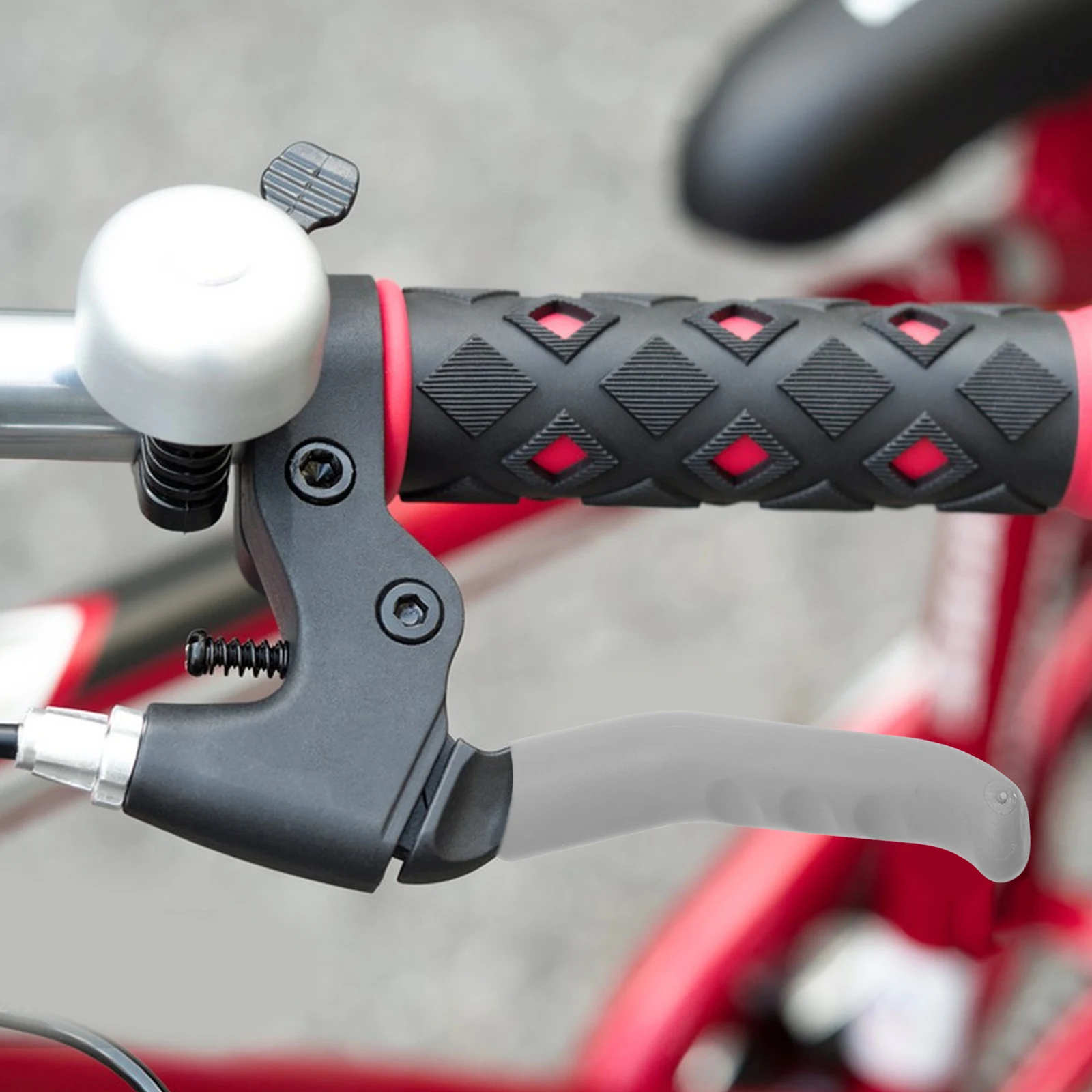 

1 Pair Universal Anti-Slip Grip Soft Tpr Bicycle Lever Sleeve Non-Slip Protection For Road Mountain Folding Bikes Universal Bike