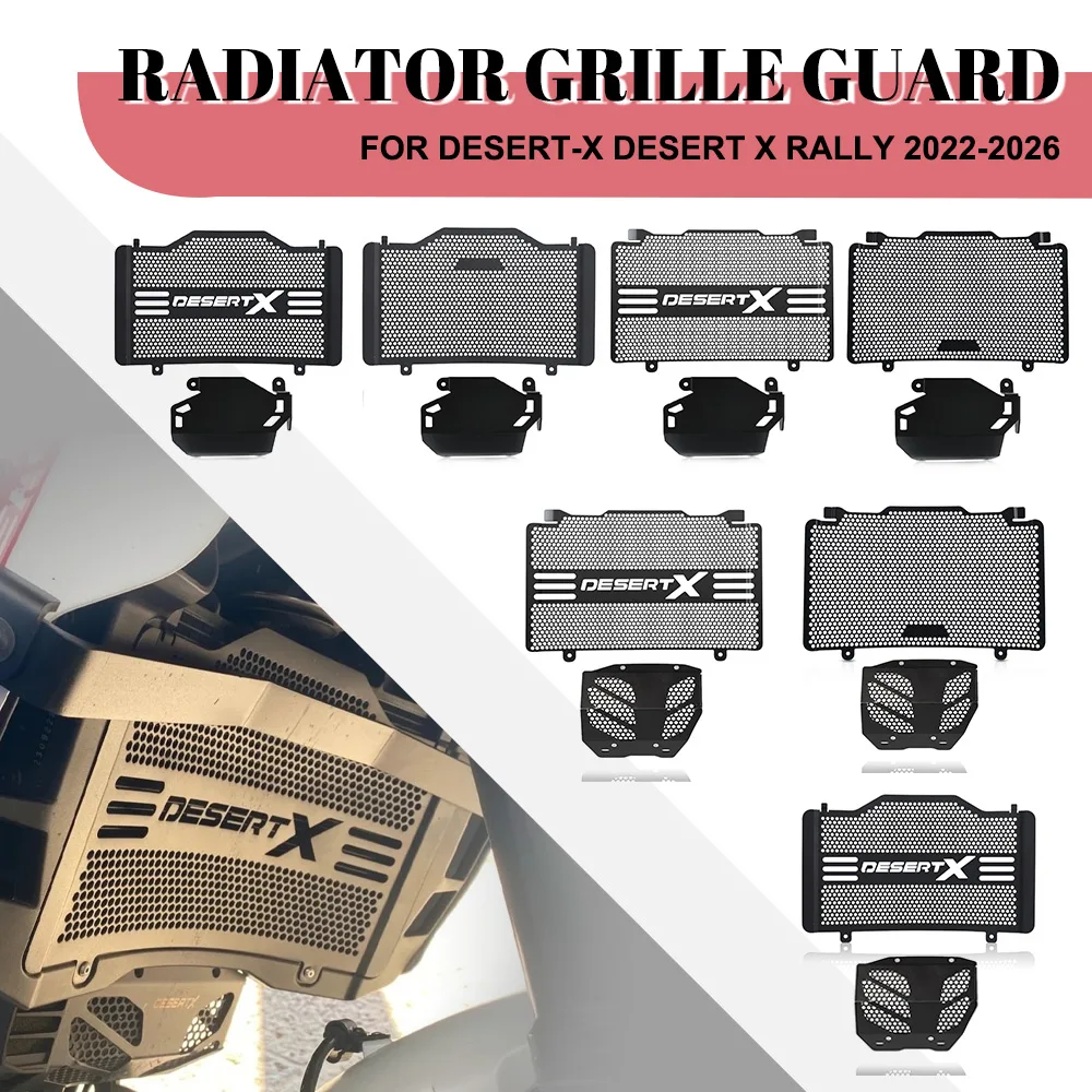 

For DUCATI DESERT-X DESERT X Rally 2022 2023 2024-2025 2026 Motorcycle Radiator Guard Protection Engine Cover Protector DESERTX