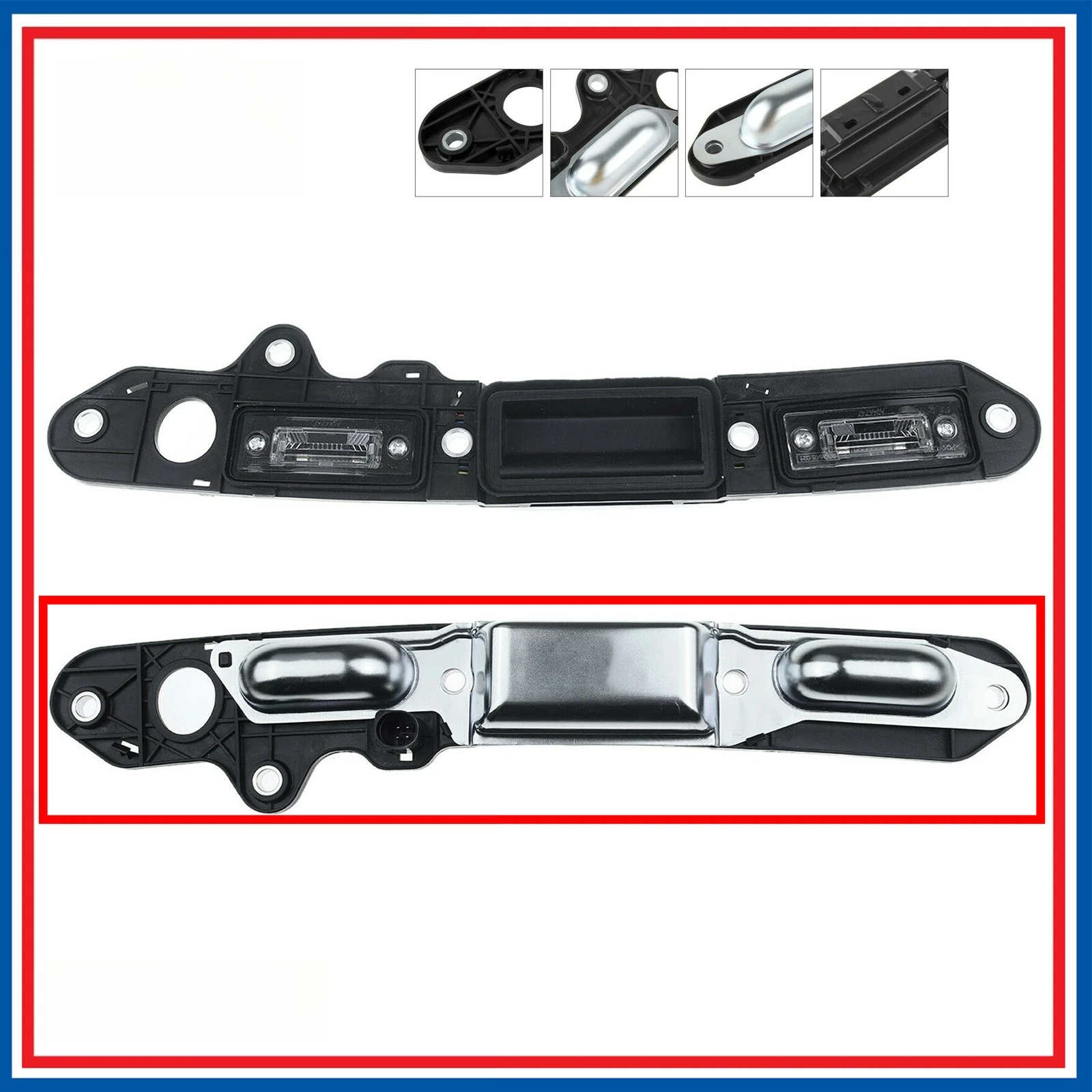 

Trunk Handle with License Plate Lighting For VW Passat B6 Jetta Touran Golf V 2005 2006 2007 2008 2009-2013 Rear license switch