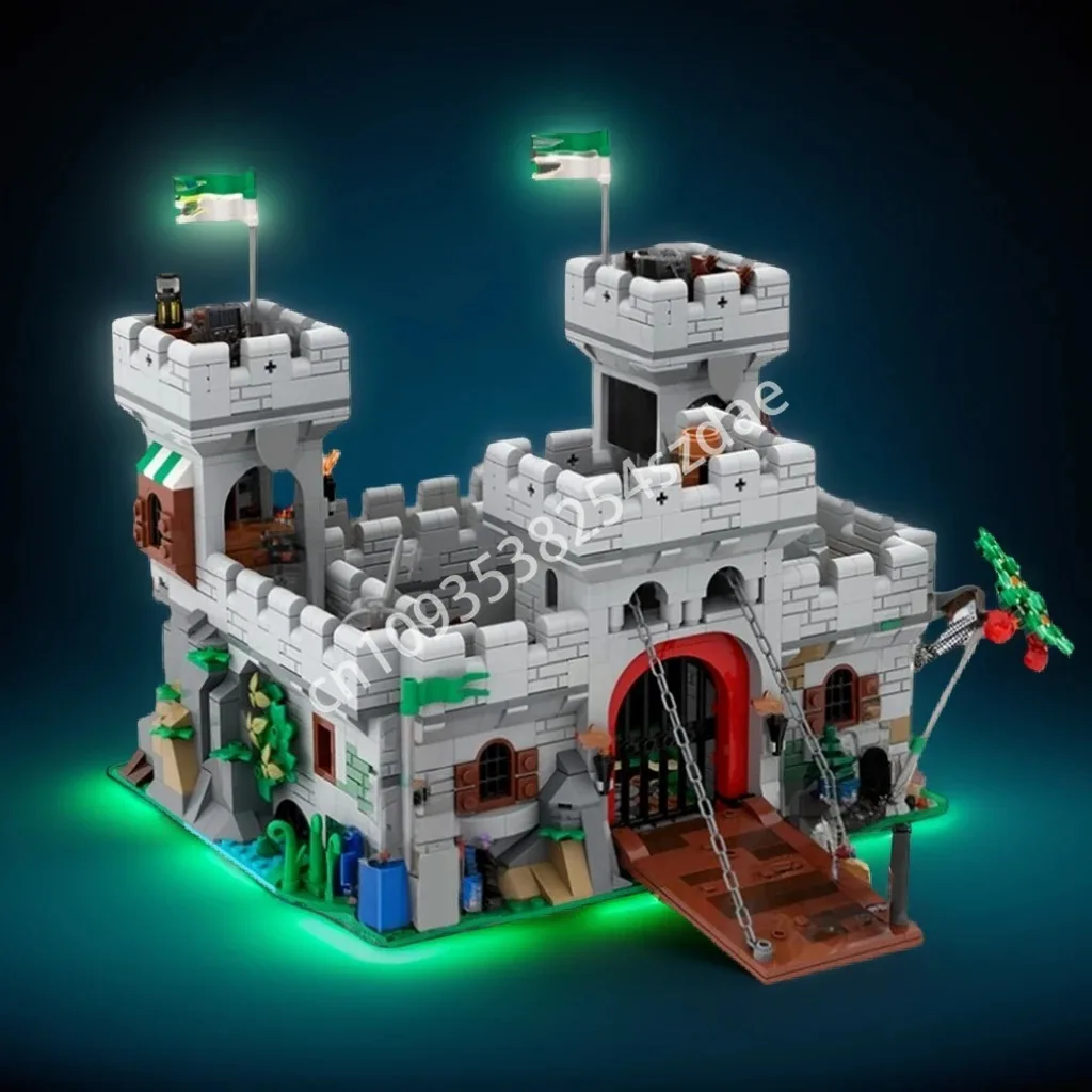 

1746pcs MOC Knight`s Castle Castle Building Blocks Model Education Creative STEM STEAM Learning Christmas toy Gift