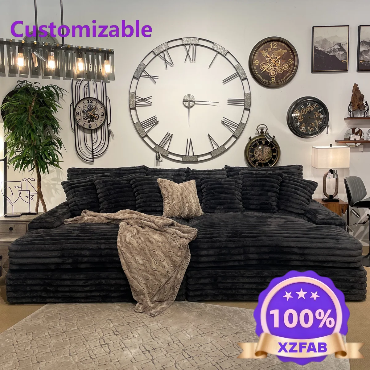 Factory Direct 2026 Vacuum Pack Sectional Couches Luxury Living Room White Cloud Sofa Modular Compressed Sofa Set Furniture