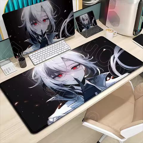 Too Many Beautiful Pictures Genshin Impact Arlecchino Mousepad Laptop PC Gaming Mouse Pad Large Size Desk Mat Keyboard Soft Rug