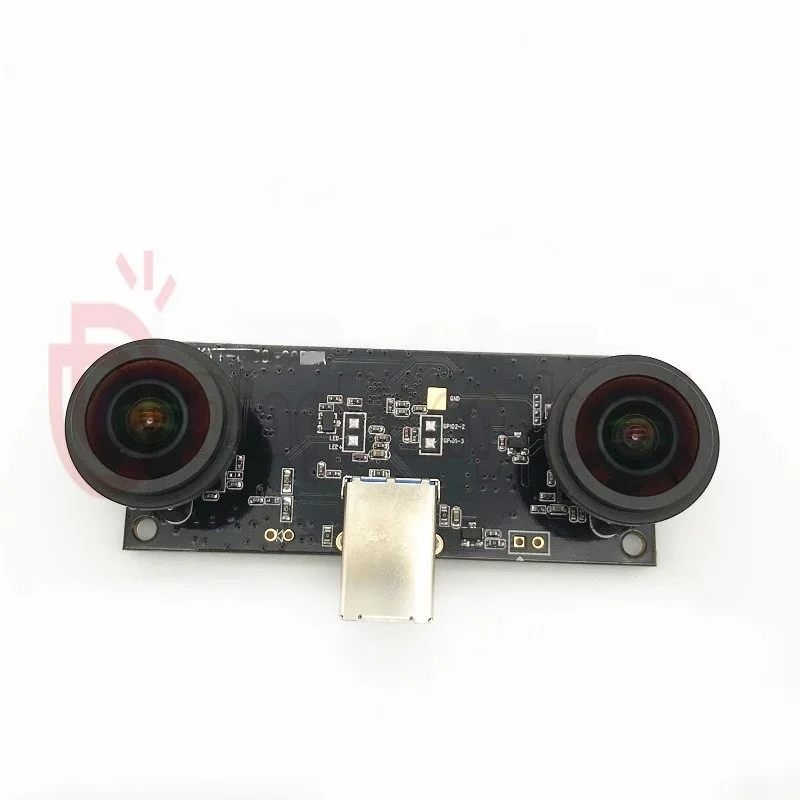 2026 3D Stereo 2560x960P Dual Lens Synchronization View USB3.0 Camera Module With Fisheye Lens for People Counting