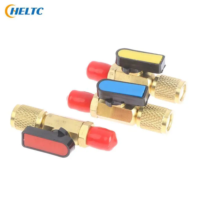 

NEW 1/4" Male To 1/4" Female SAE Straight Ball Valve Charging Hoses HVAC , HVAC/r , A/C Manifold Accessories For R22 Refrigerant