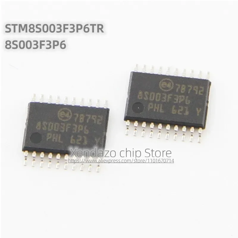 5pcs/lot STM8S003F3P6TR STM8S003F3P6 8S003F3P6 TSSOP-20 package Original genuine 8-bit microcontroller chip