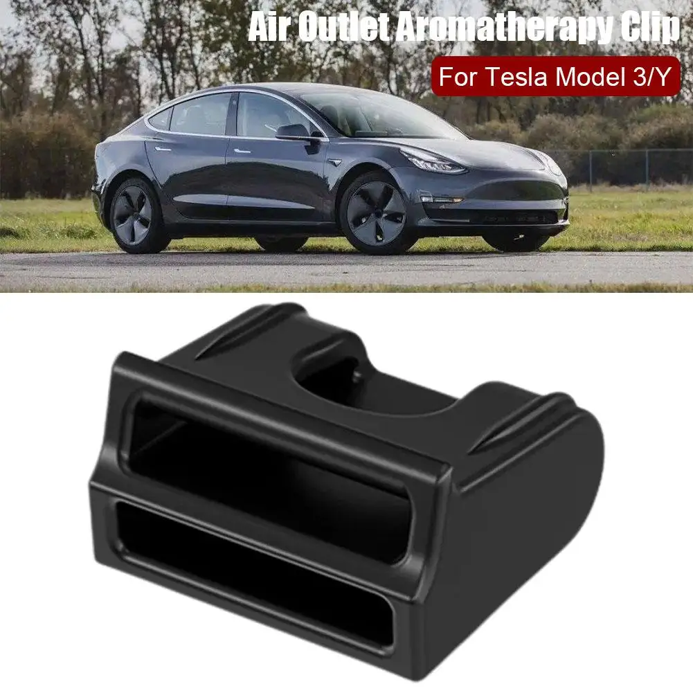 Air Outlet Bracket Clip for Tesla Model Y Model Car Aromatherapy Clip Holder Interior Storage Accessories Wholesale ﻿2024