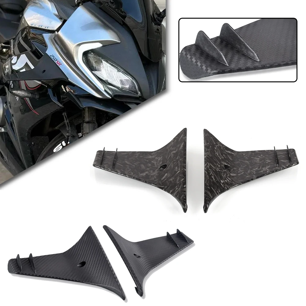 

Мотоцикл для CFMOTO 250SR 300SR SR 250 300 SR 300 SR250 2020 2021 2022 2023 Передняя обтекатель аэродинамические крылья динамическое крыло