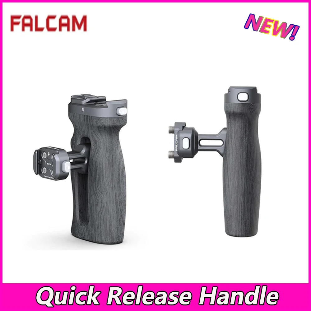 

FALCAM Quick Release Handle Side Handle for Sony Canon Nikon Camera Cage Handle Grip Cold Shoe for Mic Video Light