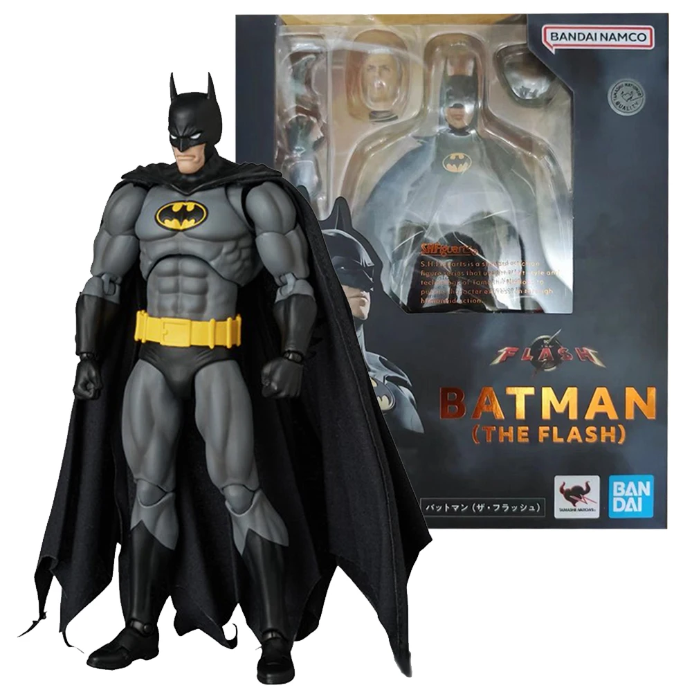 

Коллекционная фигурка Бэтмена BANDAI: Рыцарь-крестоносец, черная версия, модель, игрушка, кукла, подарок, экшн-фигурка из ПВХ