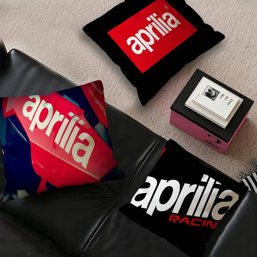 HD Aprilia Racing Motorcycle Logo pillow cover sofa cushion cover home room decoration children gift