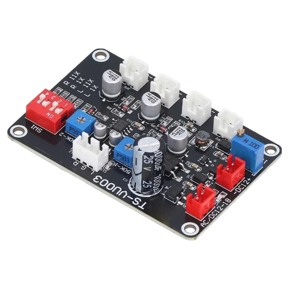 TS VU003 Adjust VU Meter Driver Panel AC DC 12V-18V Driver Module High-Frequency Low-Pass Power Amplifier VU Meter Driver Board