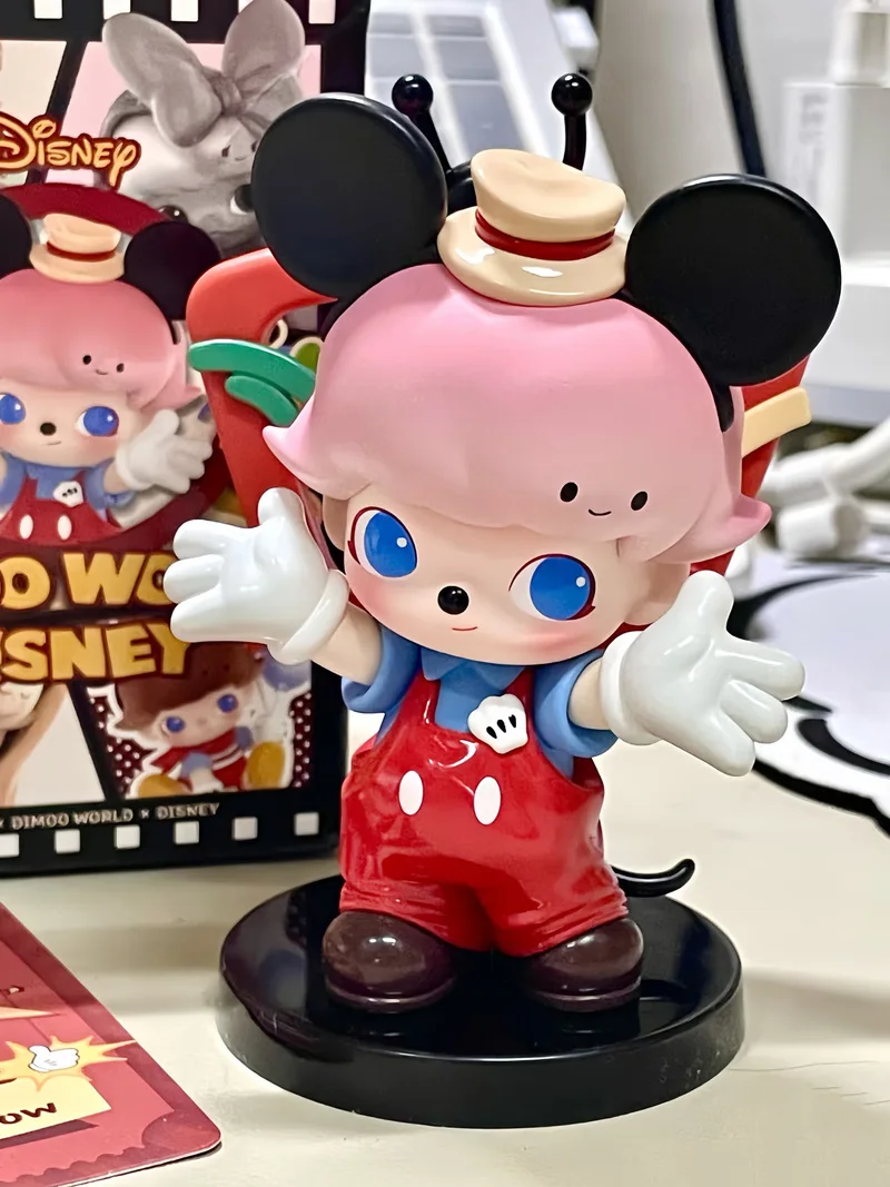 

New Genuine Dimoo World X Disney Series Cute Dimoo Disney Mystery Box Fashion Toy Gift Collectible Co-Design Products As Gifts