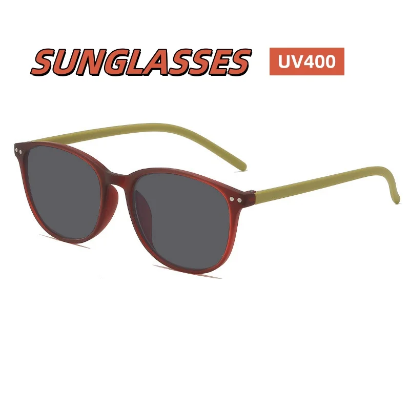 

2025 New Fashionable UV Resistant Sunglasses Advanced Retro Sunscreen Men's Glasses UV400 Shades Eyewear Round Spectacles
