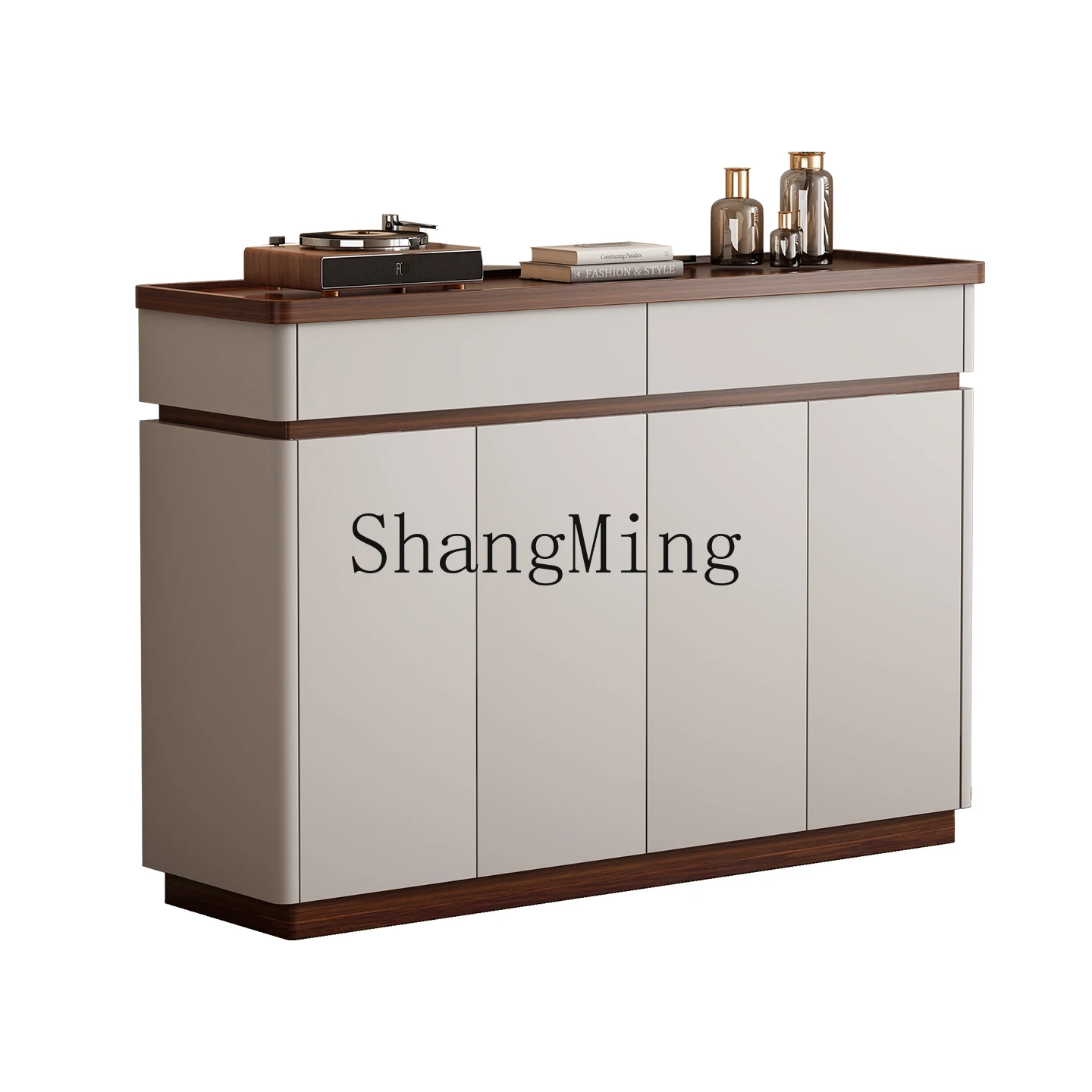 

ZYYShoe Cabinet for Home Entrance, Lacquered New Chinese Style, Large Capacity Indoor Storage Cabinet for Entryway