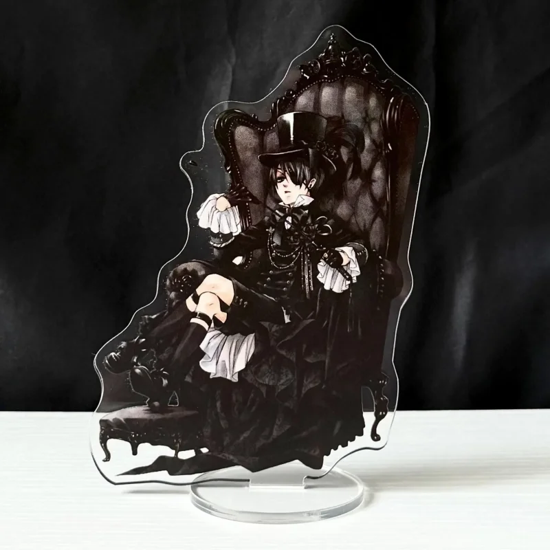 Acrylic Bracket Acrylic Signboard Anime Character Black Butler Ciel Phantomhive Sebastian Michaelis Alois Trancy Claude Faustus