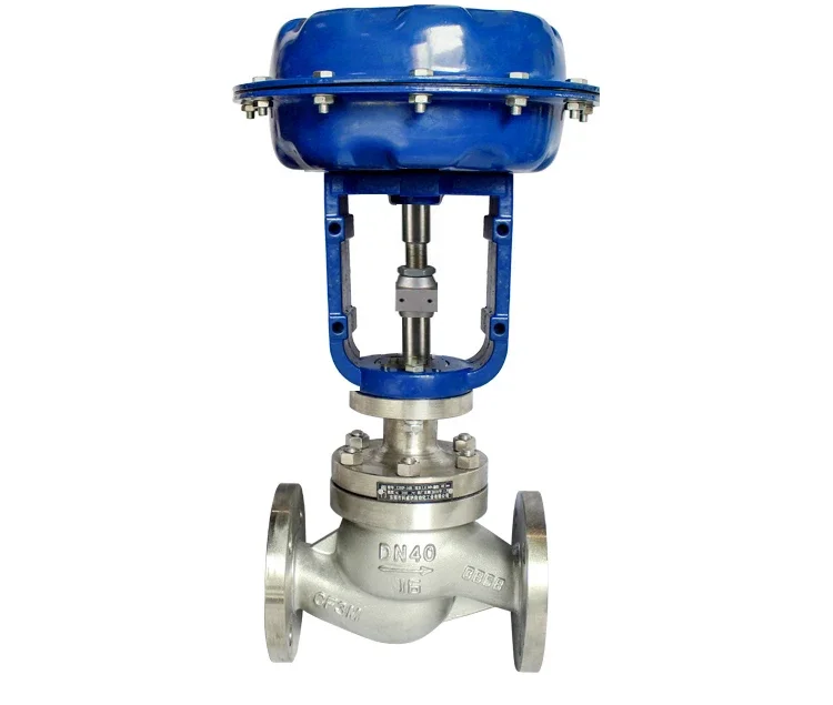 Pneumatic Control Valves DN20-DN300 Pneumatic Diaphragm Control Globe Valves for Power Plants and Dairy Pasteurizers