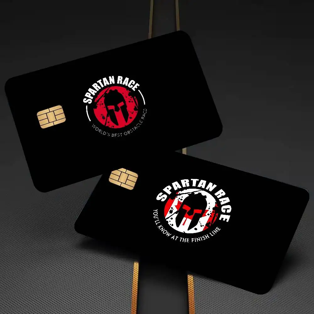 S-Spartan Molon Labe Sparta Anime Spend or Save Funny Shell On Off Ultra Thin No Fade Sticker Skin Cover Film Debit Credit Card