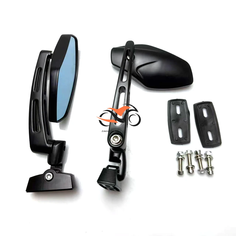 

Motorcycle Mirrors Universal 6mm Blue Glass HD Aluminum Alloy Rearview Mirrors For Honda CBR 600 F3 F4i 900 929 954 1000 RR