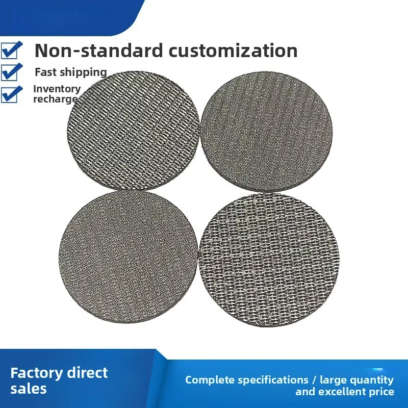 316L Stainless Steel Multilayer Sintered Mesh Filter Disc, Gas Filtration Flame Arrestor Element
