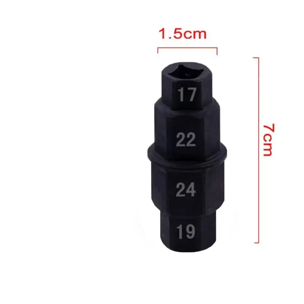 1PC 17 19 22 24mm Motorcycle Front Rear Wheel Hex Spindle Driver Removal Axle Tool For Honda Kawasaki Suzuki BMW YAMAHA