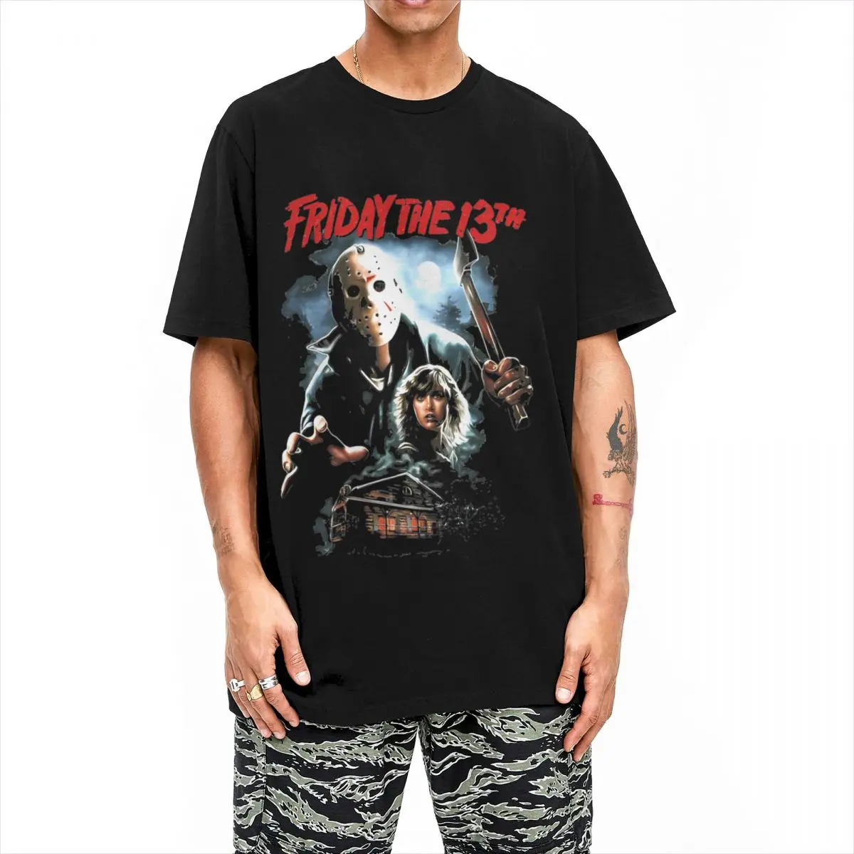 Funny Jason Voorhees Truth Friday 13th T Shirt Men Crewneck Short Sleeve Tops Shirts Cotton Summer Tops