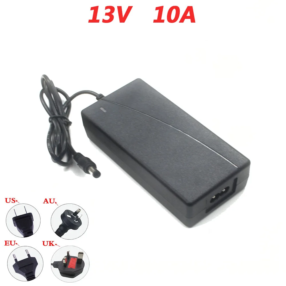 Power Supply AC 110V-220V TO DC 13V Adapter Universal 10A For CCTV LED Strip Light 130W Adapter EU Plug US Plug