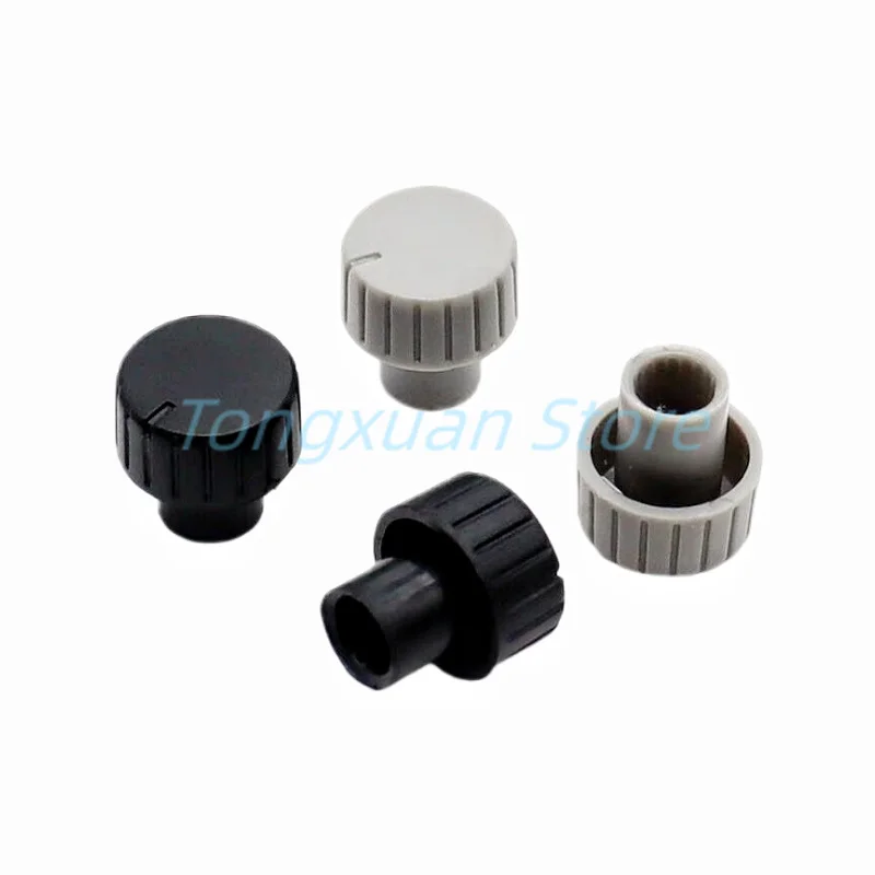 5pcs Plastic Switch Knob cap 14X14.5MM Plum Shaft Hole Potentiometer Power Amplifier Volume Adjustment Caps