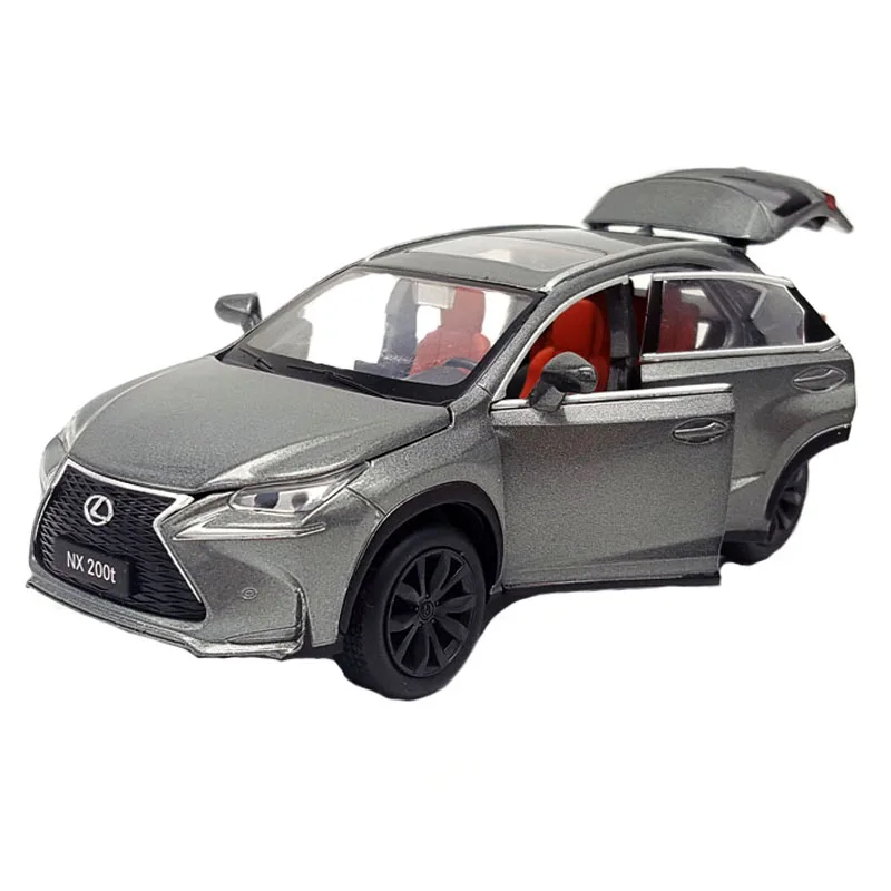 1:32 LEXUS NX200T SUV modello di auto in lega diecast veicoli giocattolo in metallo modello di auto simulazione Sound Light Collection giocattolo