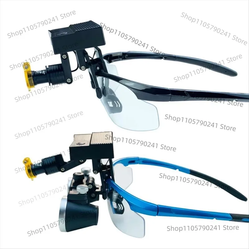Wireless 5W LED Dental Headlight Clip-on Oral Illuminator Portable Teeth Whitening Lamp for Dentist Magnifying Glass EU Plug