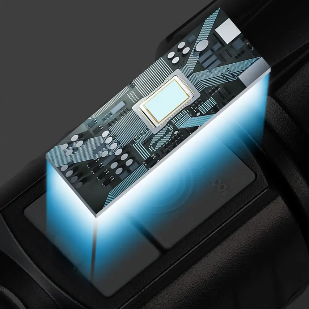 High Power Bright LED Flashlight Ajustable Torch Telescopic Zoom Light Portable Multifunctional Warning Lamp Camping