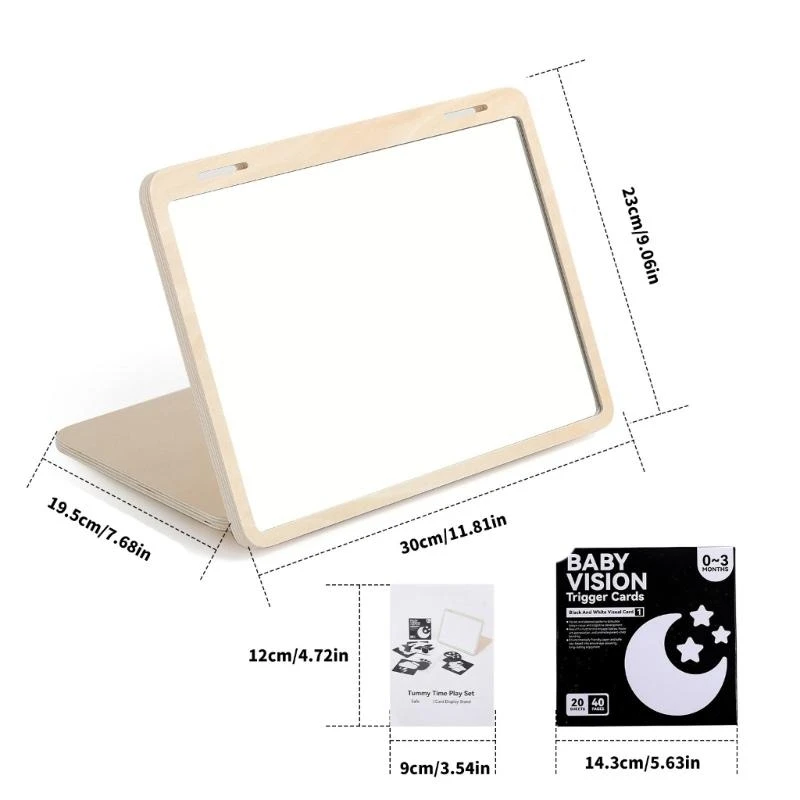 유아 시각 학습 유리 오켄 유연한 인지 장난감은 초기 인지 발달을 위한 카드 보관함으로 제작되었습니다 A2UB