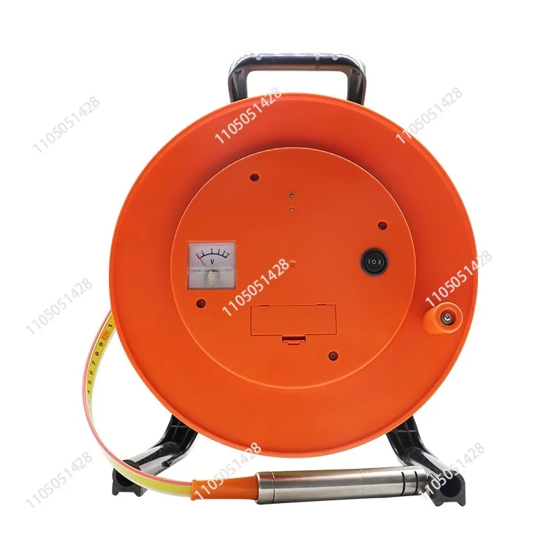Steel Ruler Water Level Gauge Water Level Measuring Instrument 10 Meters 20 Meters 30 Meters With Stainless Steel Probe