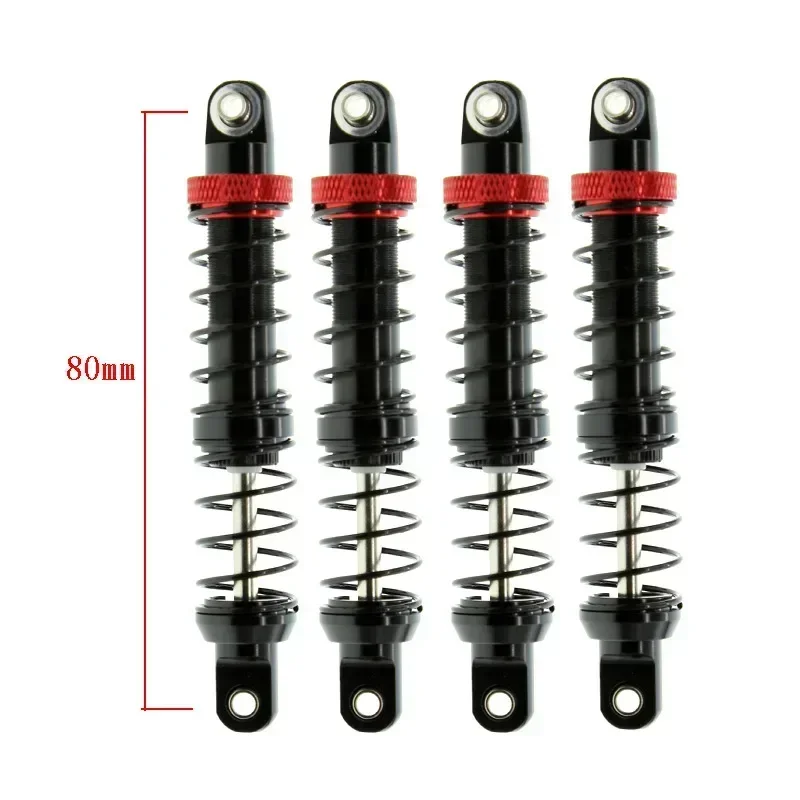 Metal Shock Absorber 70mm 80mm 90mm 100mm 110mm 120mm for 1/10 SCX10 Wraith RR10 TRX4 TRX6 ABSiMA Sherpa RC Crawler