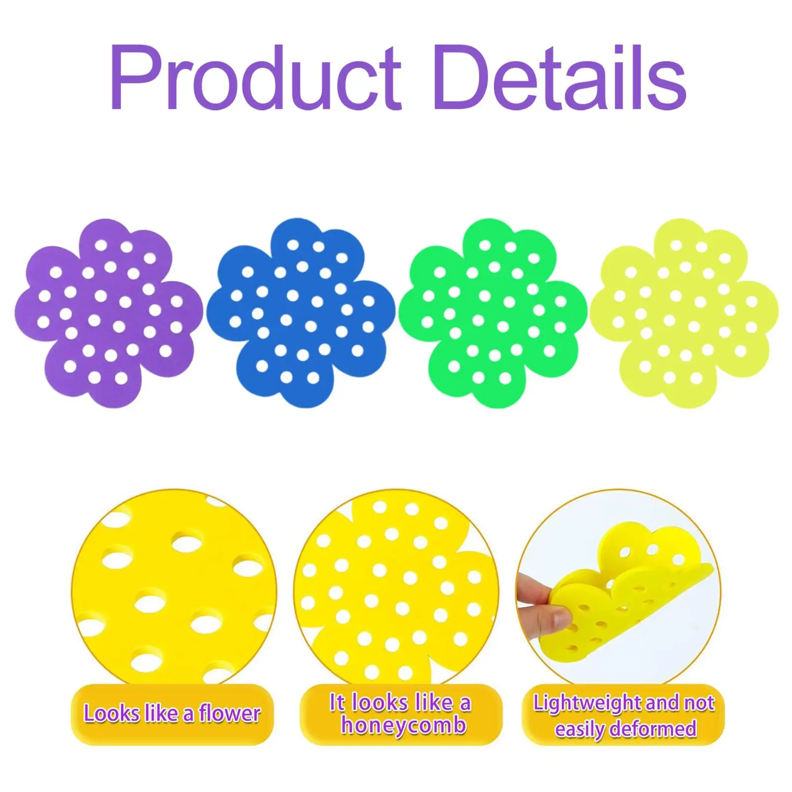 4Pcs Bee Watering Station Foam Floating Bee Island Outdoor Garden Yard Decor