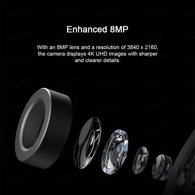 كاميرا XIAOMI الذكية C700،360 °   8MP 4K، كشف بكاء الطفل، صوت ثنائي الاتجاه، مراقبة الطفل لأمن المنزل، النسخة الصينية مع محول