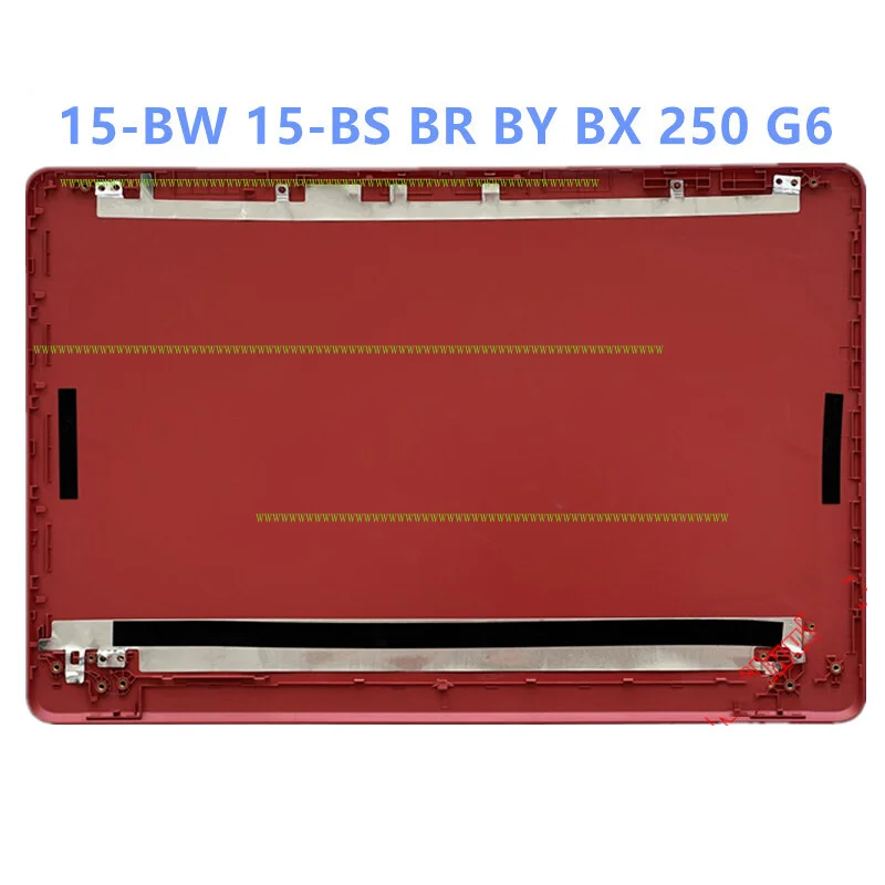 Cover Posteriore LCD Con Cerniere Per HP Pavilion 250 G6, 255 G6, 256 G6, 258 G6 - Nero - Nuovo