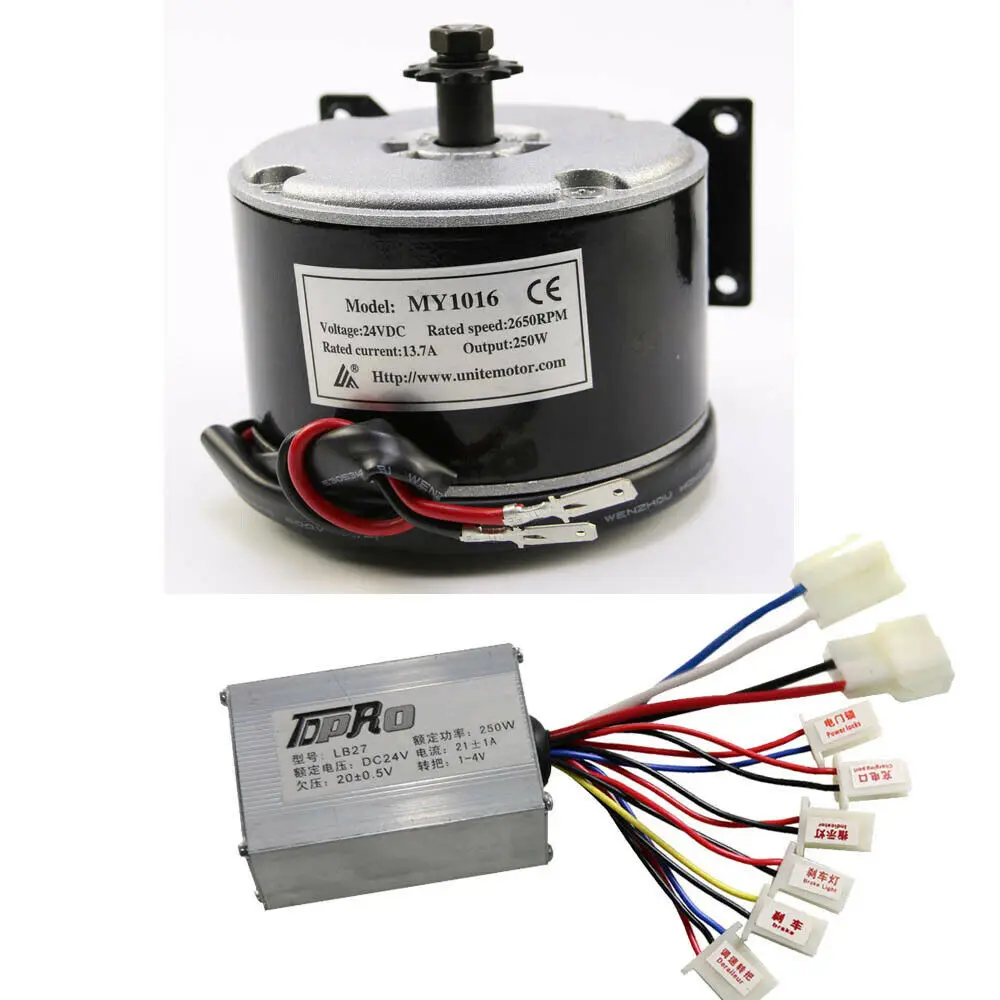 

24V 250W Brush Motor Speed Controller Electric Scooter Go Kart ATV Quad