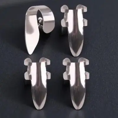 

1Set Guitar Finger Pick Stainless Steel Adjustable Thumb Plectrum Sturdy Design Lifelike Sound Guitar Accessories Thumbpick