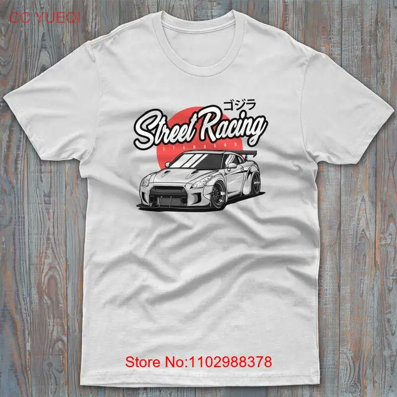 Автомобильная футболка GT-R R35 STREET RACING JDM Japan drift