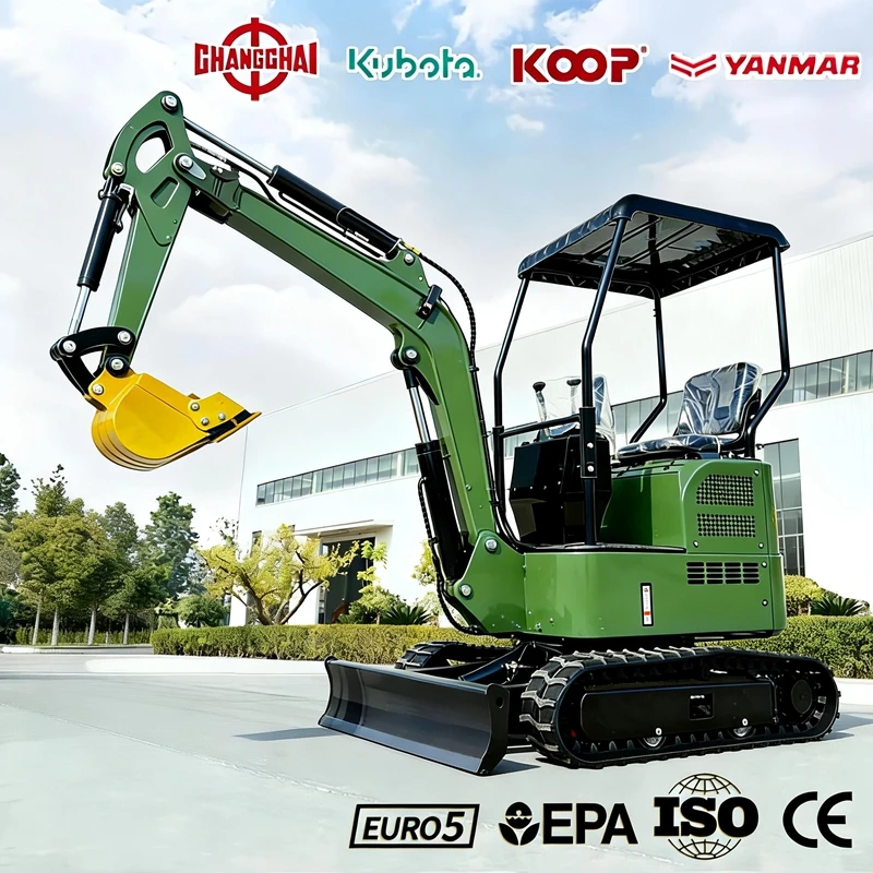 

2.5Ton mini excavator kubota engine Epa/Euro 5 Europe Construction Multifunctional mini excavators 2.5t diesel tools