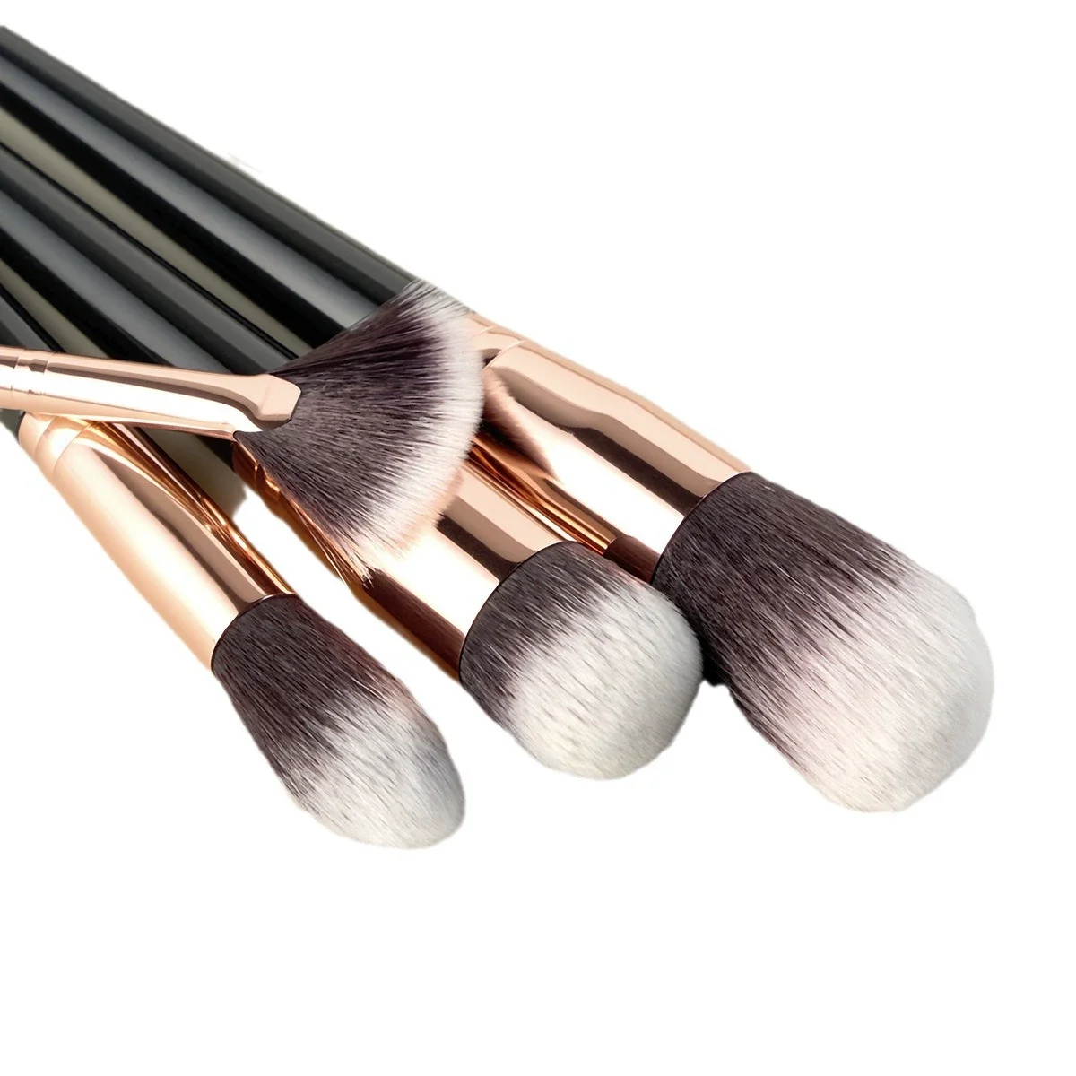 Ensemble de pinceaux de maquillage professionnels en poils synthétiques, haute qualité, fond de teint, contour, fard à barrage, 15 pièces