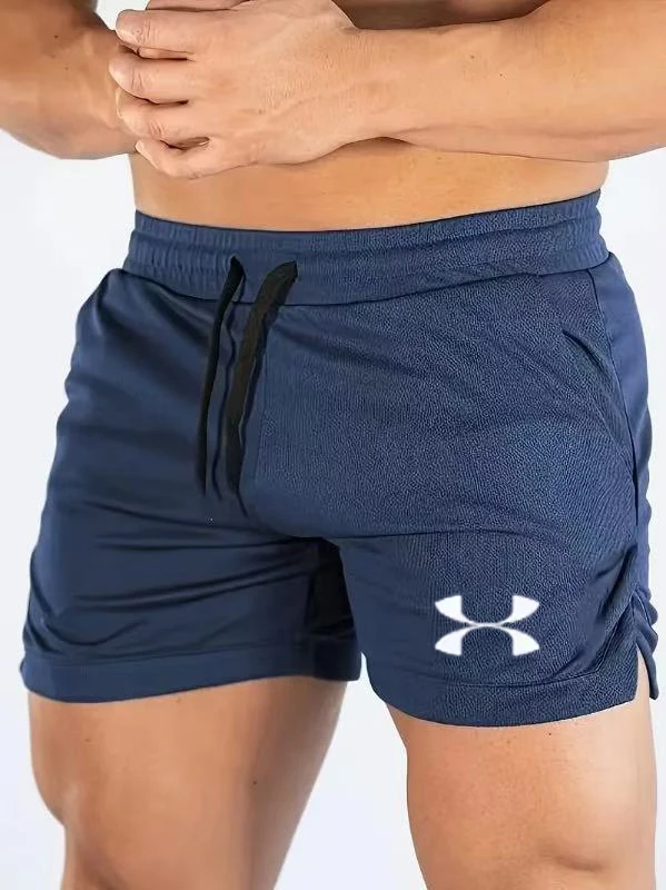 جديد الصيف وصفت سراويل اللياقة البدنية الرجال اليومية شبكة تنفس سراويل رياضية تشغيل السراويل الرجال الركض الرياضية #4