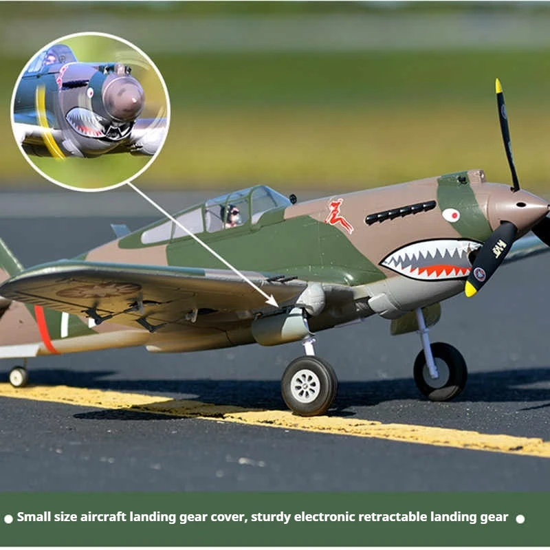 

FMS 980 мм P-40B Модель с дистанционным управлением «Летающий тигр», модель самолета с фиксированным крылом, имитационная машина, истребитель P40B, игрушка с дистанционным управлением для взрослых