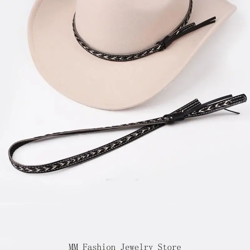 PU Hat Band For Men Women Kids Suitable For Straw Hats And Bags D0UB